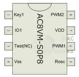 ac8vm16短秒數(shù)語音DIP8SOP8硬封裝DIP8/SOP8圖片